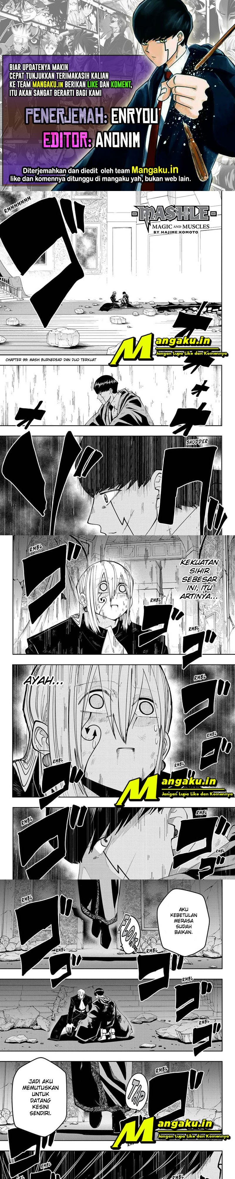 Mashle: Magic and Muscles chapter 99